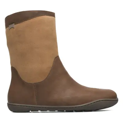 CAMPER Peu - Boots for Women - Brown, size Smooth leather