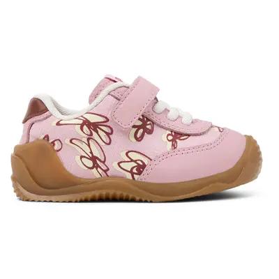 CAMPER Dadda - Sneakers for First walkers - Pink, size Cotton fabric/Smooth leather