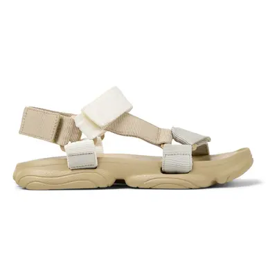 CAMPER Karst Sandal - Sandals for Women - Beige,White,Grey, size Cotton fabric