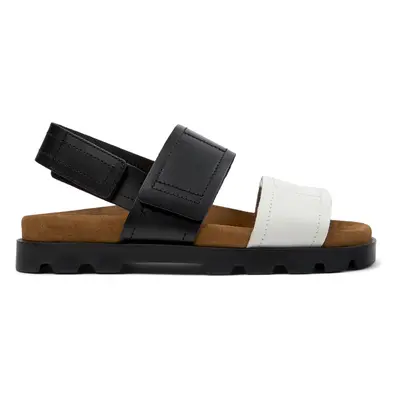 CAMPER Brutus Sandal - Sandals for Women - Black,White, size Smooth leather