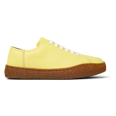 CAMPER Peu Terreno - Sneakers for Women - Yellow, size Smooth leather