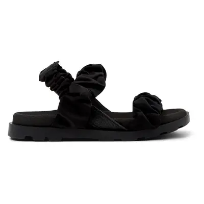 CAMPER Brutus Sandal - Sandals for Girls - Black, size Cotton fabric/Smooth leather