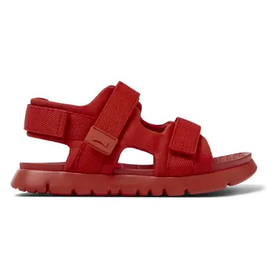 CAMPER Oruga - Sandals for Girls - Red, size Cotton fabric