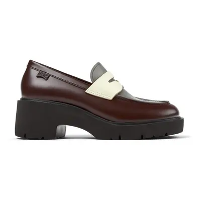 CAMPER Twins - Formal shoes for Women - Brown,Grey,White, size Smooth leather