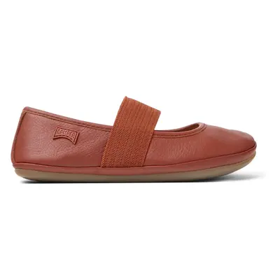 CAMPER Right - Ballerinas for Girls - Red, size Smooth leather