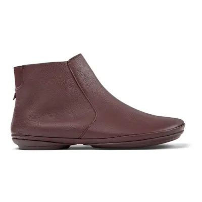 CAMPER Right - Ankle boots for Women - Burgundy, size Smooth leather