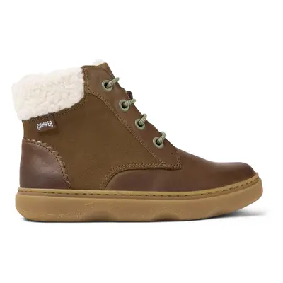 CAMPER Kiddo - Boots for Girls - Brown, size Smooth leather