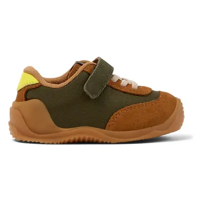 CAMPER Dadda - Sneakers for First walkers - Green,Brown,Yellow, size Cotton fabric