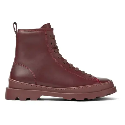 CAMPER Brutus - Ankle boots for Women - Burgundy, size Smooth leather