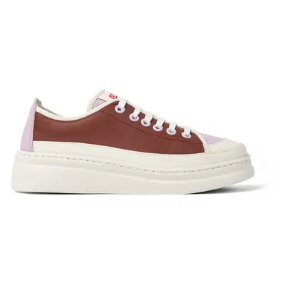 CAMPER Twins - Sneakers for Women - White,Purple,Red, size Smooth leather