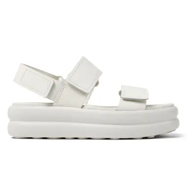 CAMPER Pelotas Flota Up - Sandals for Women - White, size Smooth leather