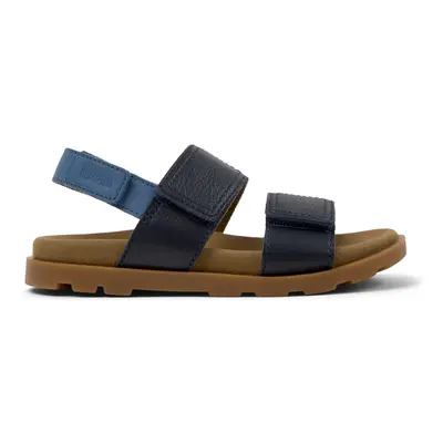 CAMPER Brutus Sandal - Sandals for Boys - Blue, size Smooth leather