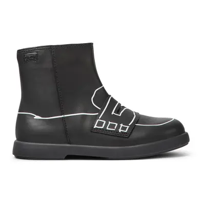 CAMPER Twins - Boots for Girls - Black, size Smooth leather