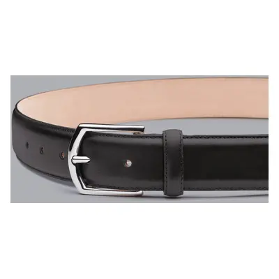 Men's Made In England Leather Formal Belt - Black, by Charles Tyrwhitt