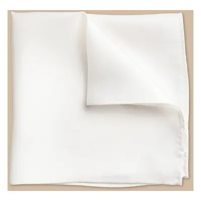 Men's Evening Silk Pocket Square - White, by Charles Tyrwhitt