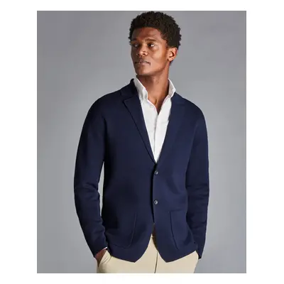 Men's Merino Blazer - Navy, by Charles Tyrwhitt