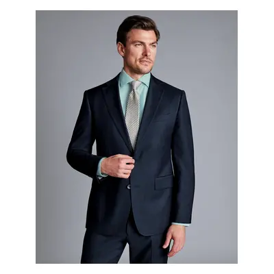 Men's Natural Stretch Twill Suit Jacket - Navy, by Charles Tyrwhitt