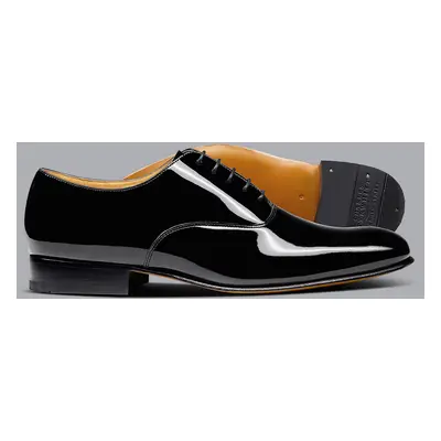 Men's Patent Oxford Shoes - Black, by Charles Tyrwhitt