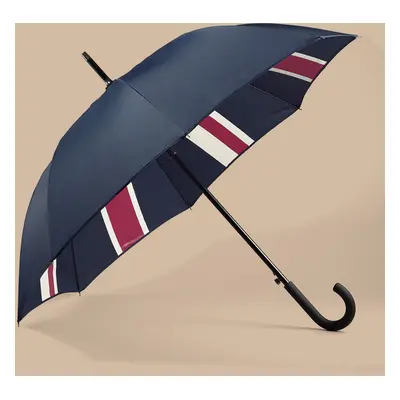 Men's Union Jack Umbrella - Petrol Blue & Red by Charles Tyrwhitt