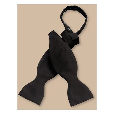 Men's Silk Barathea Self-Tie Bow Tie - Black, by Charles Tyrwhitt