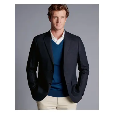 Men's Linen Jacket - Dark Navy, by Charles Tyrwhitt