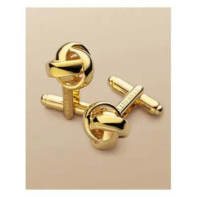 Men's Knot Cufflinks - Gold by Charles Tyrwhitt