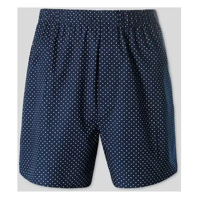 Men's Printed Dot Woven Boxers - Navy, by Charles Tyrwhitt