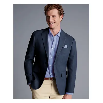 Men's Proper Wool Blazer - Indigo Blue, by Charles Tyrwhitt