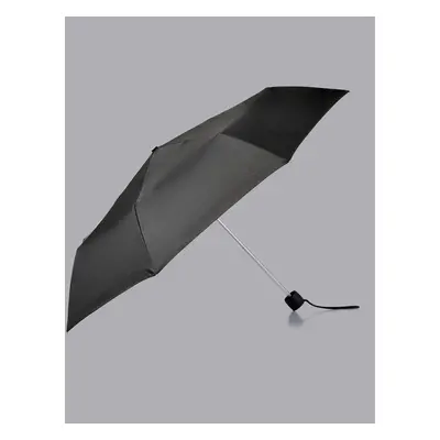 Men's Compact Wind ResisTan Brown t Umbrella - Black by Charles Tyrwhitt