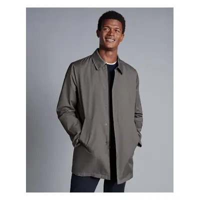 Men's 2-In-1 Rainmac - Grey Cotton Jacket, by Charles Tyrwhitt