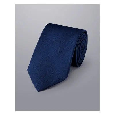 Men's Silk Wool Blend Tie - Royal Blue, by Charles Tyrwhitt