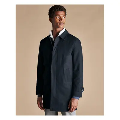 Men's Showerproof Cotton Raincoat - Dark Navy, by Charles Tyrwhitt