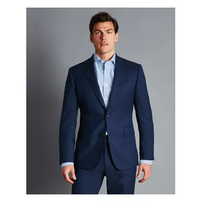 Men's Ultimate Performance Birdseye Suit Jacket - Indigo Blue, by Charles Tyrwhitt