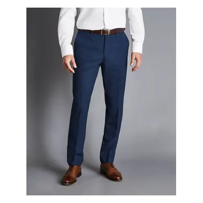 Men's Ultimate Performance Suit Trousers - Steel Blue, by Charles Tyrwhitt