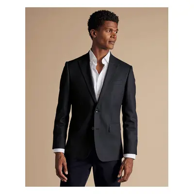 Men's Proper Wool Blazer - Black, by Charles Tyrwhitt