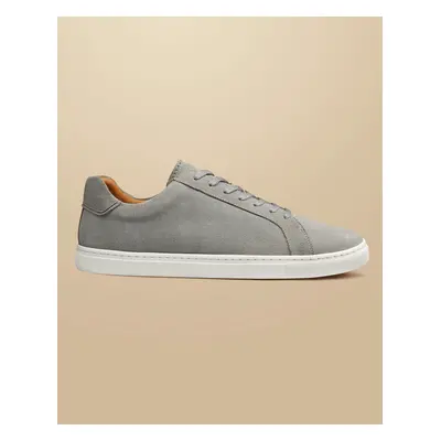 Men's Suede Trainers - Grey, by Charles Tyrwhitt