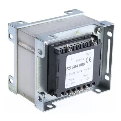 RS PRO 150VA 2 Output Chassis Mounting Transformer, 50V ac, IEC 61558-2-4