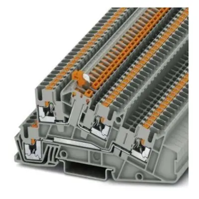 Phoenix Contact PTI Series PTI 2, 5-L/LTB Non-Fused Terminal Block, 4-Way, 24A, 26 → 12 AWG Wire