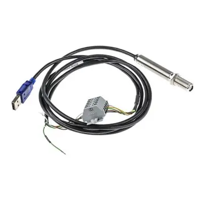 Optris RSCCSLT15SFCB1K V Output Signal USB IR Temperature Sensor, 1m Cable, -20°C to +350°C