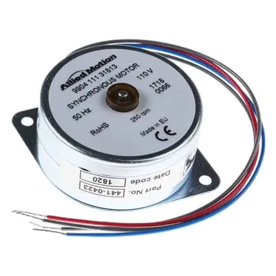 McLennan Servo Supplies McLennan 9904 Reversible Synchronous AC Motor, 1.8 W, 1 Phase, 24 Pole, 