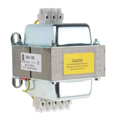 RS PRO 250VA Enclosed Autotransformer, 220 V ac, 230 V ac, 240 V ac Primary, 115V ac Secondary