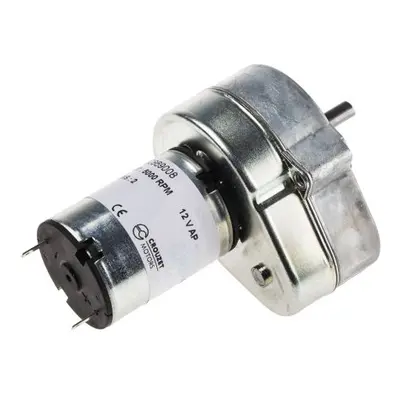 Crouzet Brushed Geared DC Geared Motor, 3 W, 12 V dc, 2 Nm, 13 rpm, 6mm Shaft Diameter