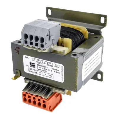 Block 160VA 2 Output Chassis Mounting Transformer, 2 x 115V ac