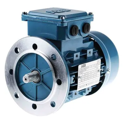 ABB M3AA Reversible Induction AC Motor, 0.18 kW, IE2, 3 Phase, 4 Pole, 415 V, Flange Mount Mount