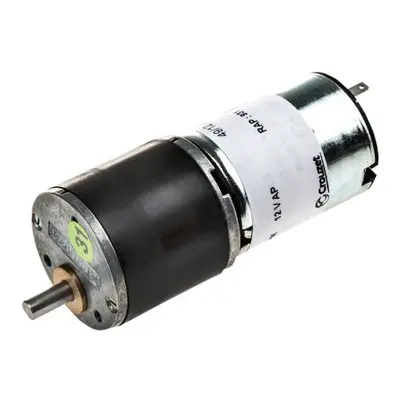 Crouzet Brushed Geared DC Geared Motor, 3 W, 12 V dc, 50 Ncm, 4.6 rpm, 5mm Shaft Diameter