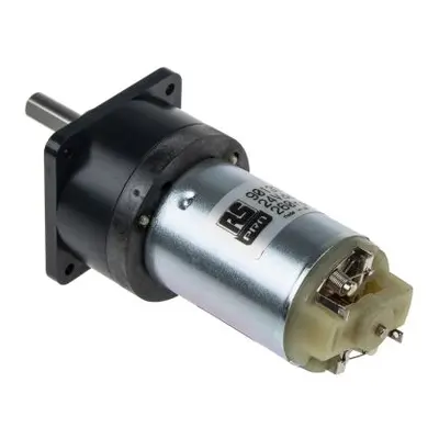 RS PRO Brushed Geared DC Geared Motor, 24 V dc, 70 mNm, 260 rpm, 6mm Shaft Diameter