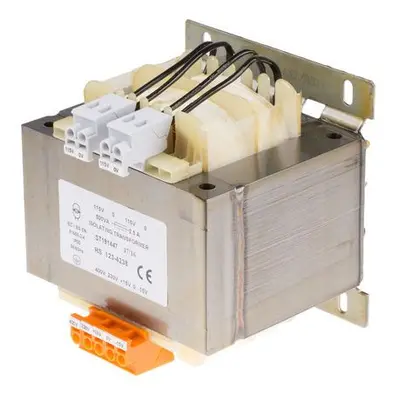 RS PRO 500VA 2 Output Chassis Mounting Transformer, 2 x 115V ac, IEC 61558-2-4