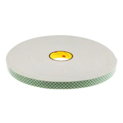 3M SCOTCH 4008, 4008 White Foam Tape, 25mm x 33m, 3.2mm Thick