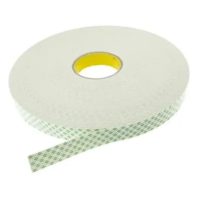 3M SCOTCH 4032, 4032 White Foam Tape, 25mm x 66m, 0.8mm Thick