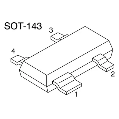 Nexperia Dual Small Signal Diode, Isolated, 215mA 75V, 4-Pin SOT-143 BAS28, 215